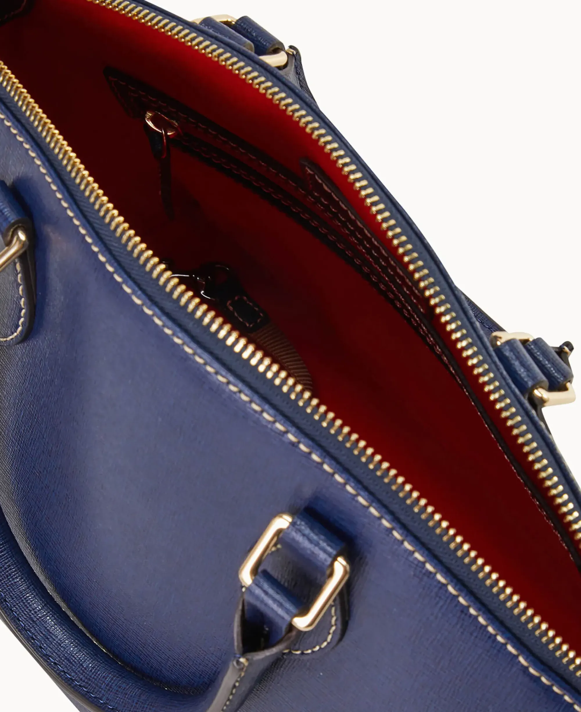 Dooney & Bourke The Saffiano Collection|Textured Leather<Saffiano Geena Satchel Marine