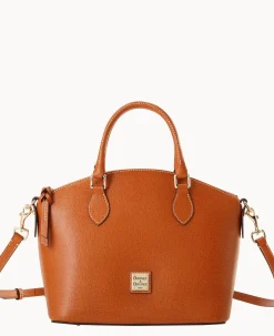 Dooney & Bourke The Saffiano Collection|Textured Leather<Saffiano Geena Satchel Natural
