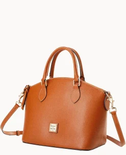 Dooney & Bourke The Saffiano Collection|Textured Leather<Saffiano Geena Satchel Natural