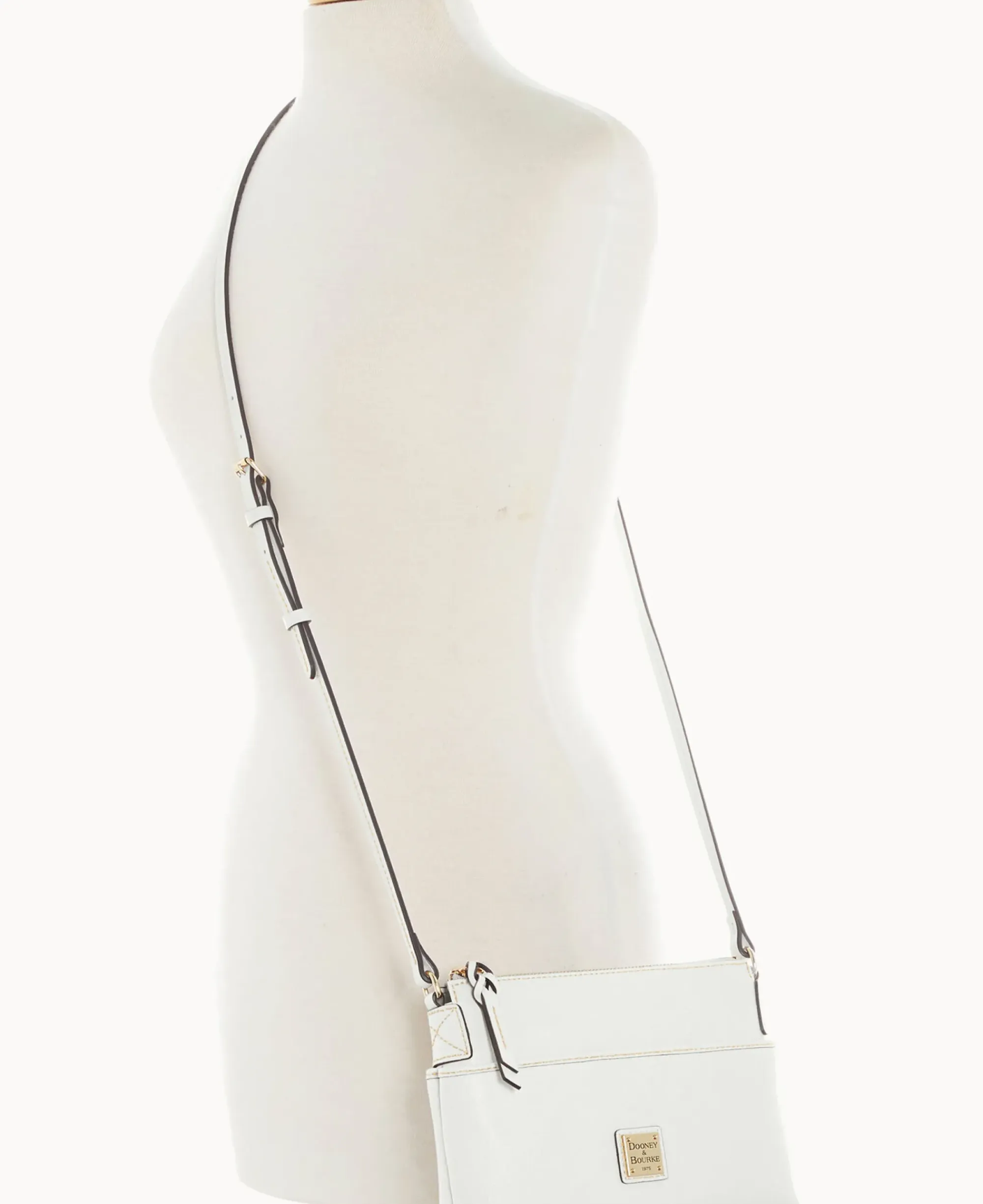 Dooney & Bourke Mini Bags<Saffiano Katie Crossbody Off White