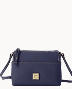 Dooney & Bourke The Saffiano Collection|Textured Leather<Saffiano Katie Crossbody Marine
