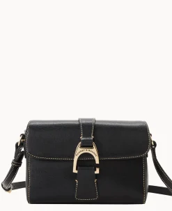 Dooney & Bourke The Saffiano Collection|Textured Leather<Saffiano Kyra Crossbody Black