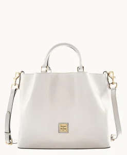 Dooney & Bourke The Saffiano Collection|Textured Leather<Saffiano Large Barlow Ecru