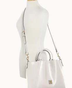 Dooney & Bourke The Saffiano Collection|Textured Leather<Saffiano Large Barlow Ecru