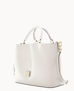 Dooney & Bourke The Saffiano Collection|Textured Leather<Saffiano Large Barlow Ecru