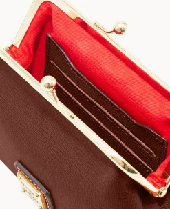 Dooney & Bourke The Saffiano Collection|Grab and Go<Saffiano Large Framed Purse Amber