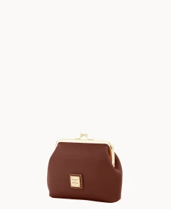 Dooney & Bourke The Saffiano Collection|Grab and Go<Saffiano Large Framed Purse Amber