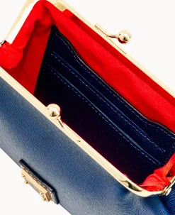 Dooney & Bourke The Saffiano Collection|Grab and Go<Saffiano Large Framed Purse Marine