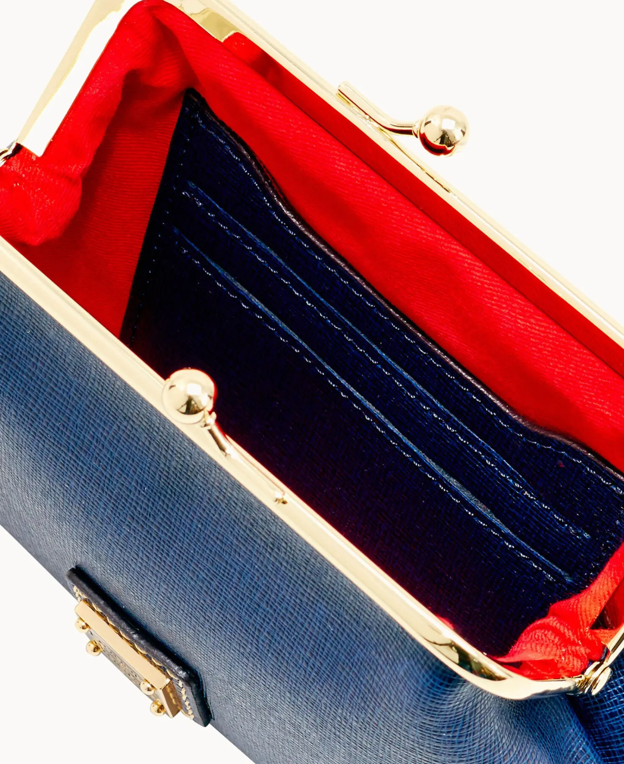 Dooney & Bourke The Saffiano Collection|Grab and Go<Saffiano Large Framed Purse Marine