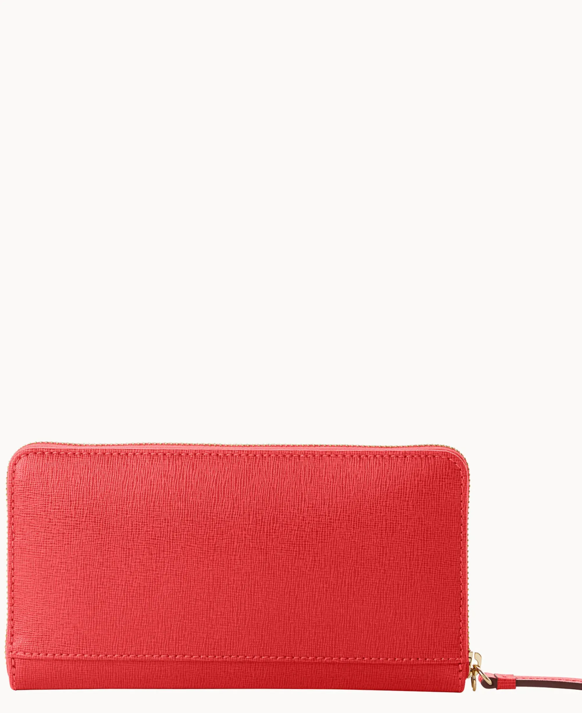 Dooney & Bourke The Saffiano Collection|Grab and Go<Saffiano Large Zip Around Wristlet Tomato
