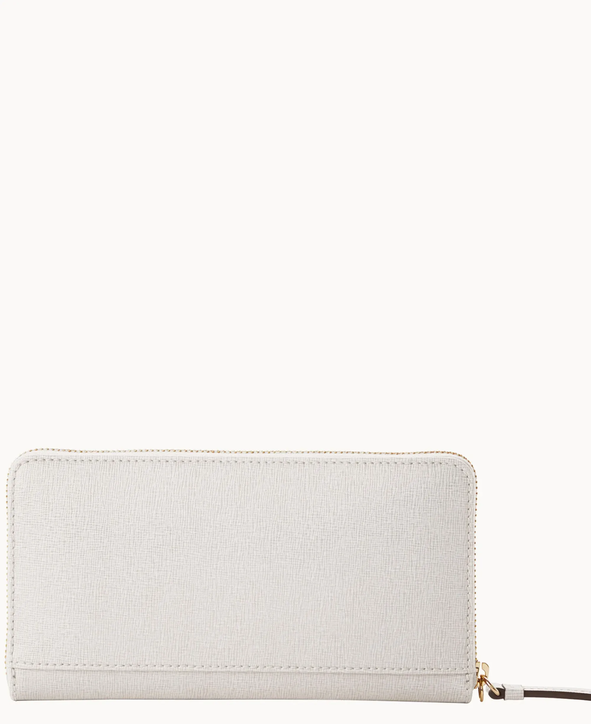 Dooney & Bourke The Saffiano Collection|Grab and Go<Saffiano Large Zip Around Wristlet Ecru