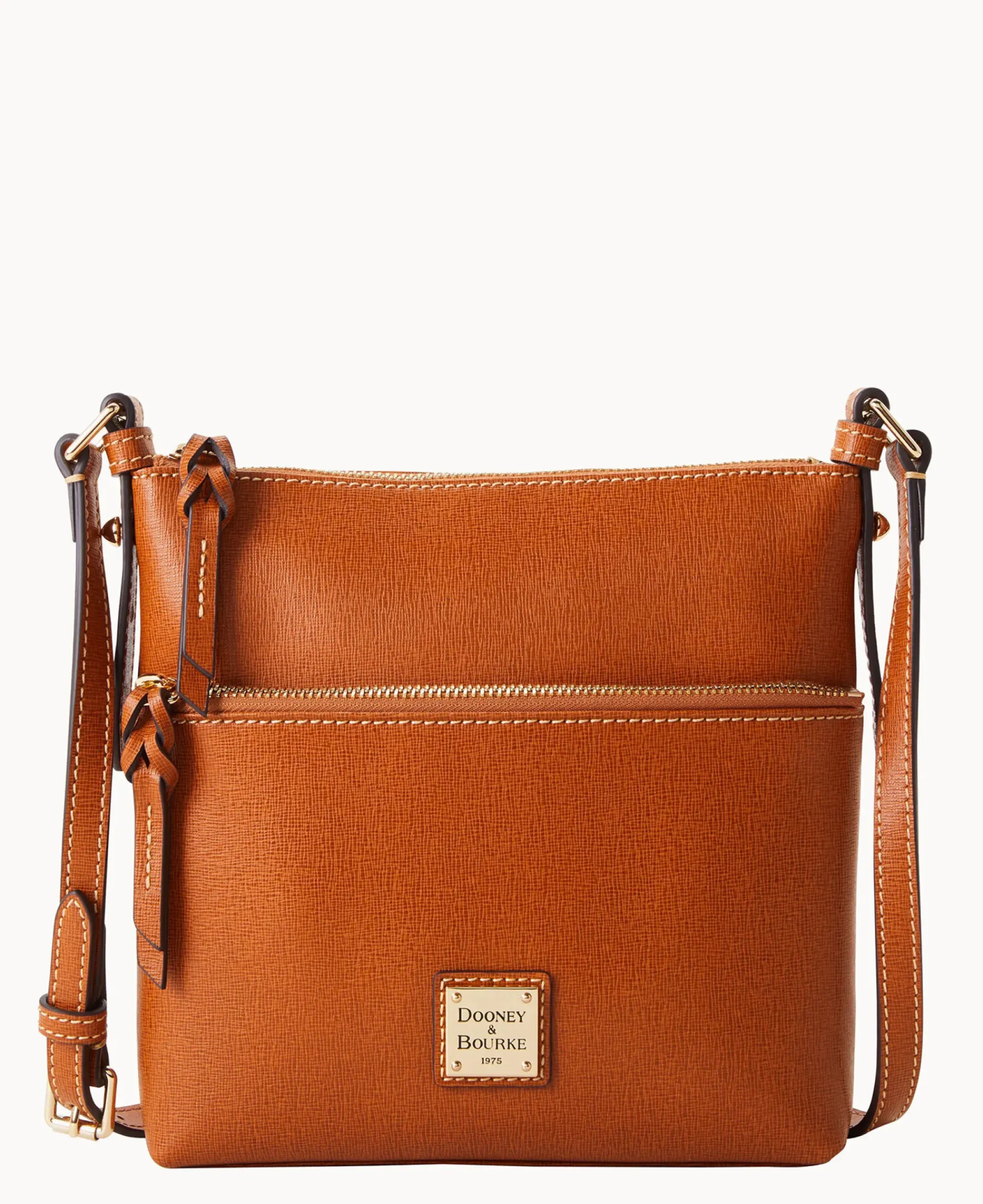 Dooney & Bourke The Saffiano Collection|Textured Leather<Saffiano Letter Carrier Natural