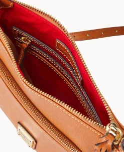 Dooney & Bourke The Saffiano Collection|Textured Leather<Saffiano Letter Carrier Natural