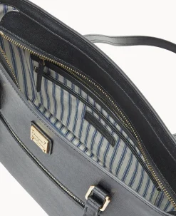 Dooney & Bourke The Saffiano Collection|Ready For the Getaway<Saffiano Shopper Black