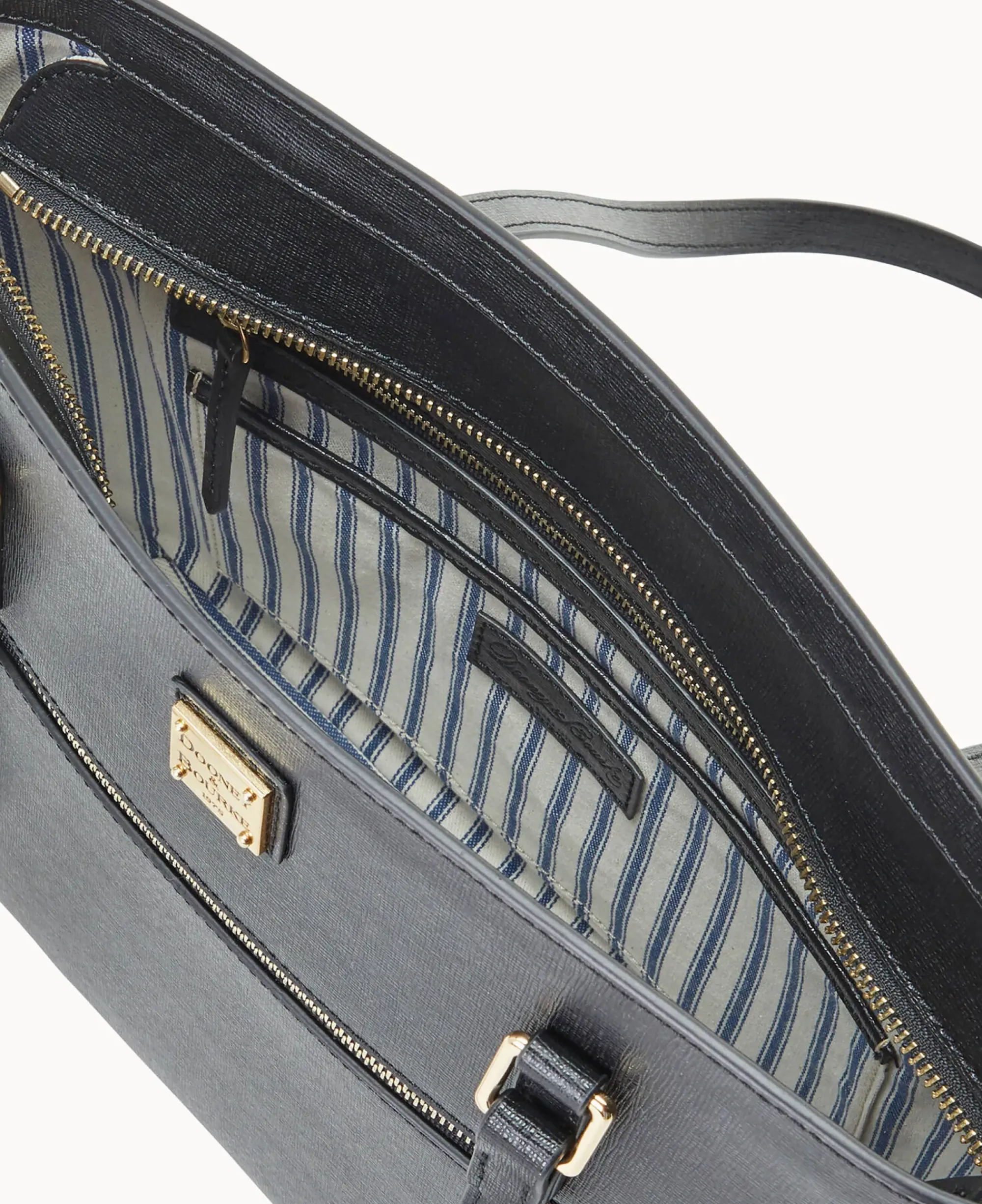 Dooney & Bourke The Saffiano Collection|Ready For the Getaway<Saffiano Shopper Black