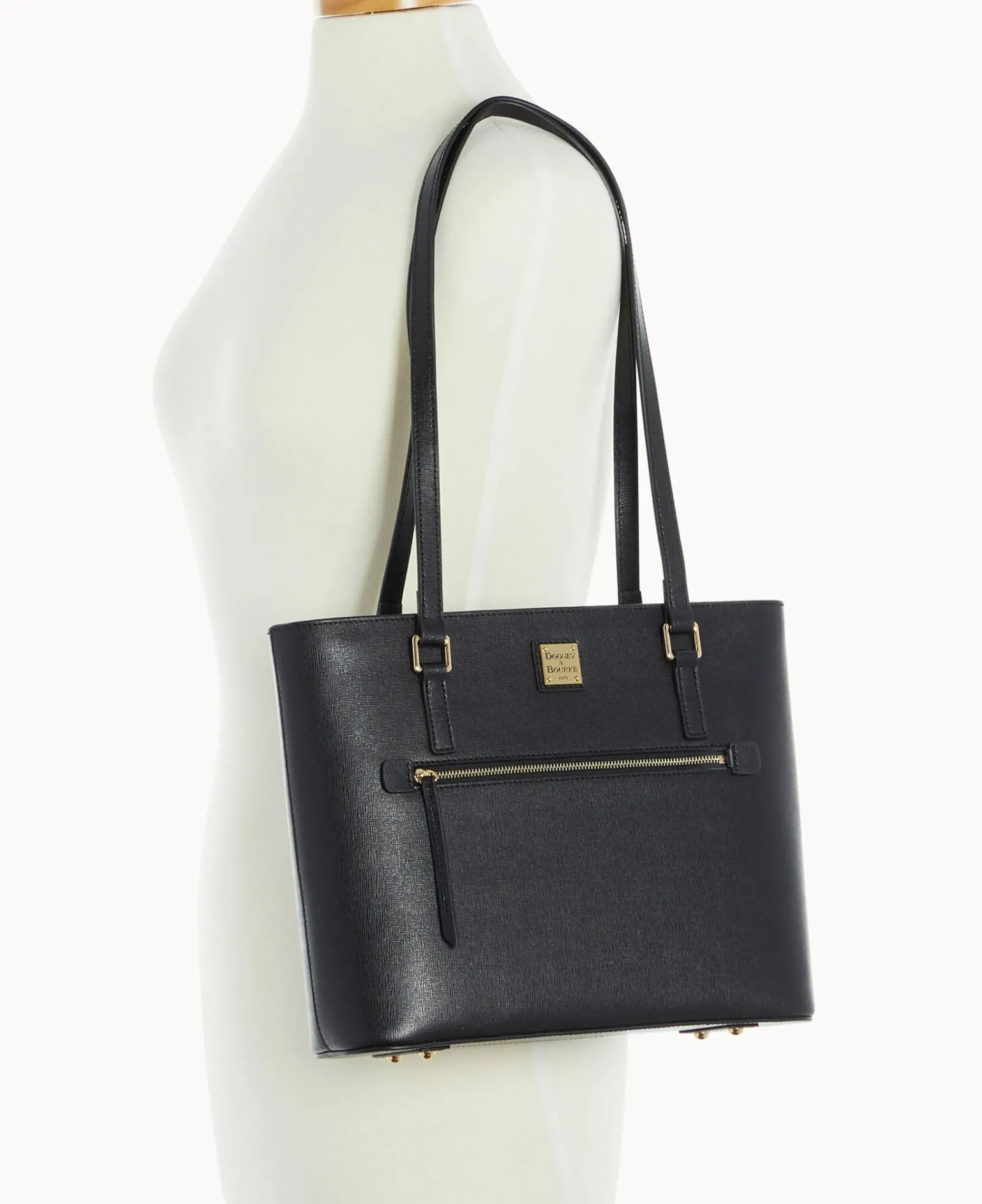 Dooney & Bourke The Saffiano Collection|Ready For the Getaway<Saffiano Shopper Black