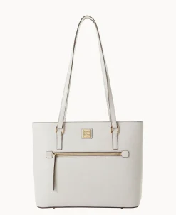 Dooney & Bourke The Saffiano Collection|Ready For the Getaway<Saffiano Shopper Ecru