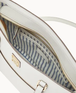 Dooney & Bourke The Saffiano Collection|Ready For the Getaway<Saffiano Shopper Ecru