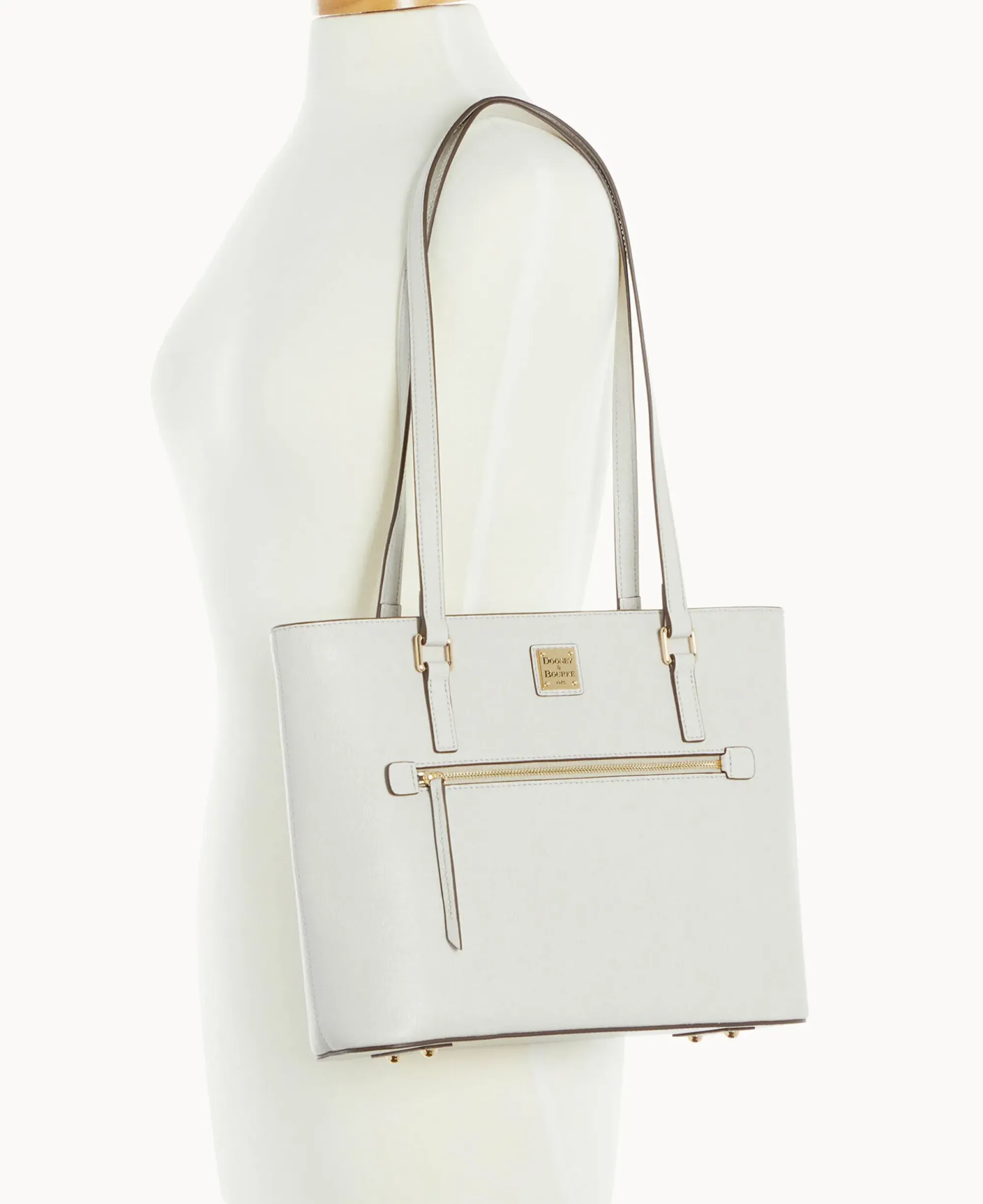 Dooney & Bourke The Saffiano Collection|Ready For the Getaway<Saffiano Shopper Ecru