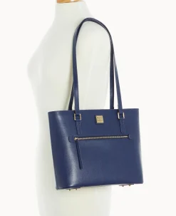 Dooney & Bourke The Saffiano Collection|Ready For the Getaway<Saffiano Shopper Marine