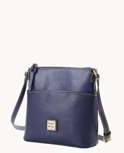 Dooney & Bourke The Saffiano Collection|Textured Leather<Saffiano Small Everyday Crossbody Marine