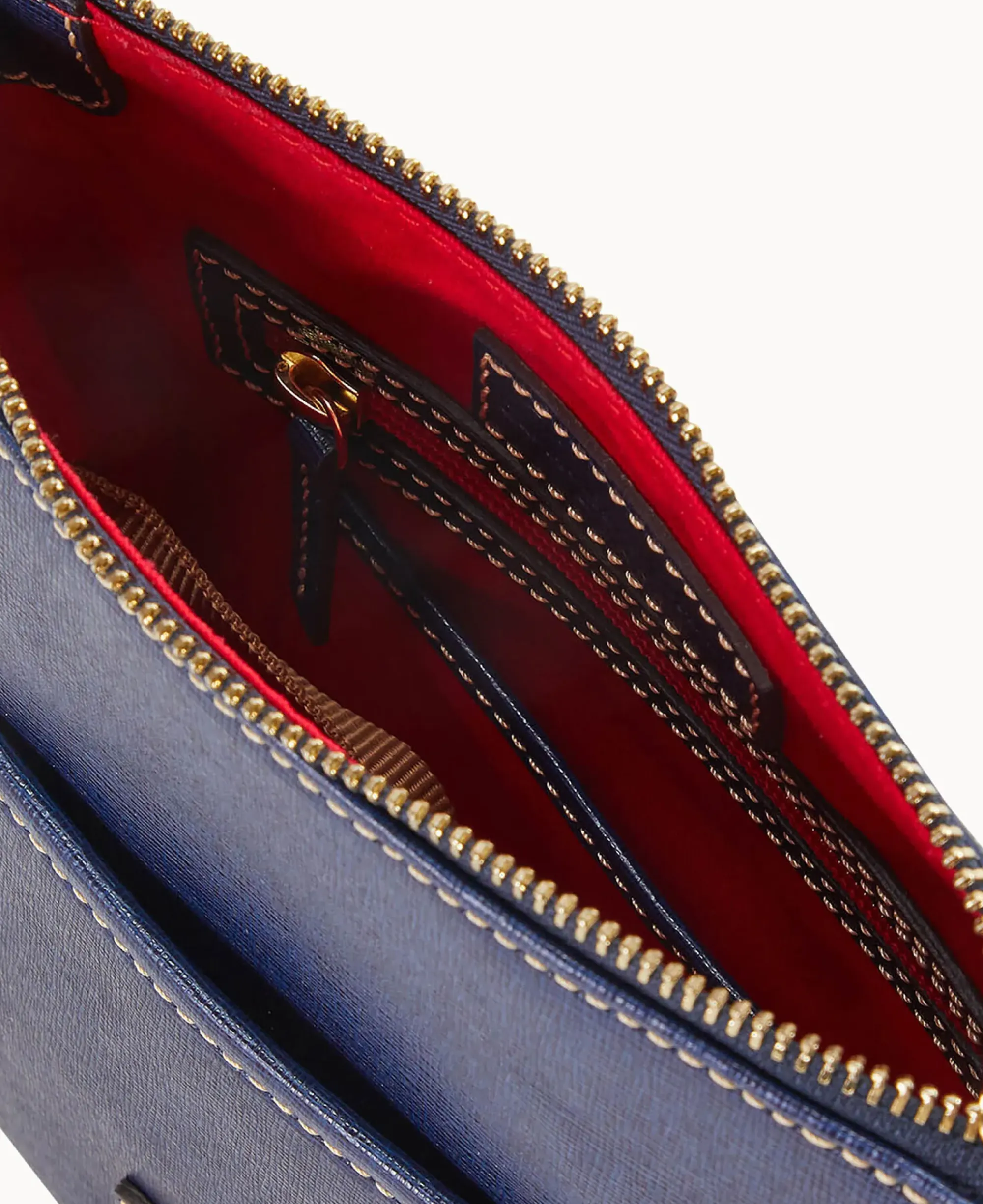 Dooney & Bourke The Saffiano Collection|Textured Leather<Saffiano Small Everyday Crossbody Marine