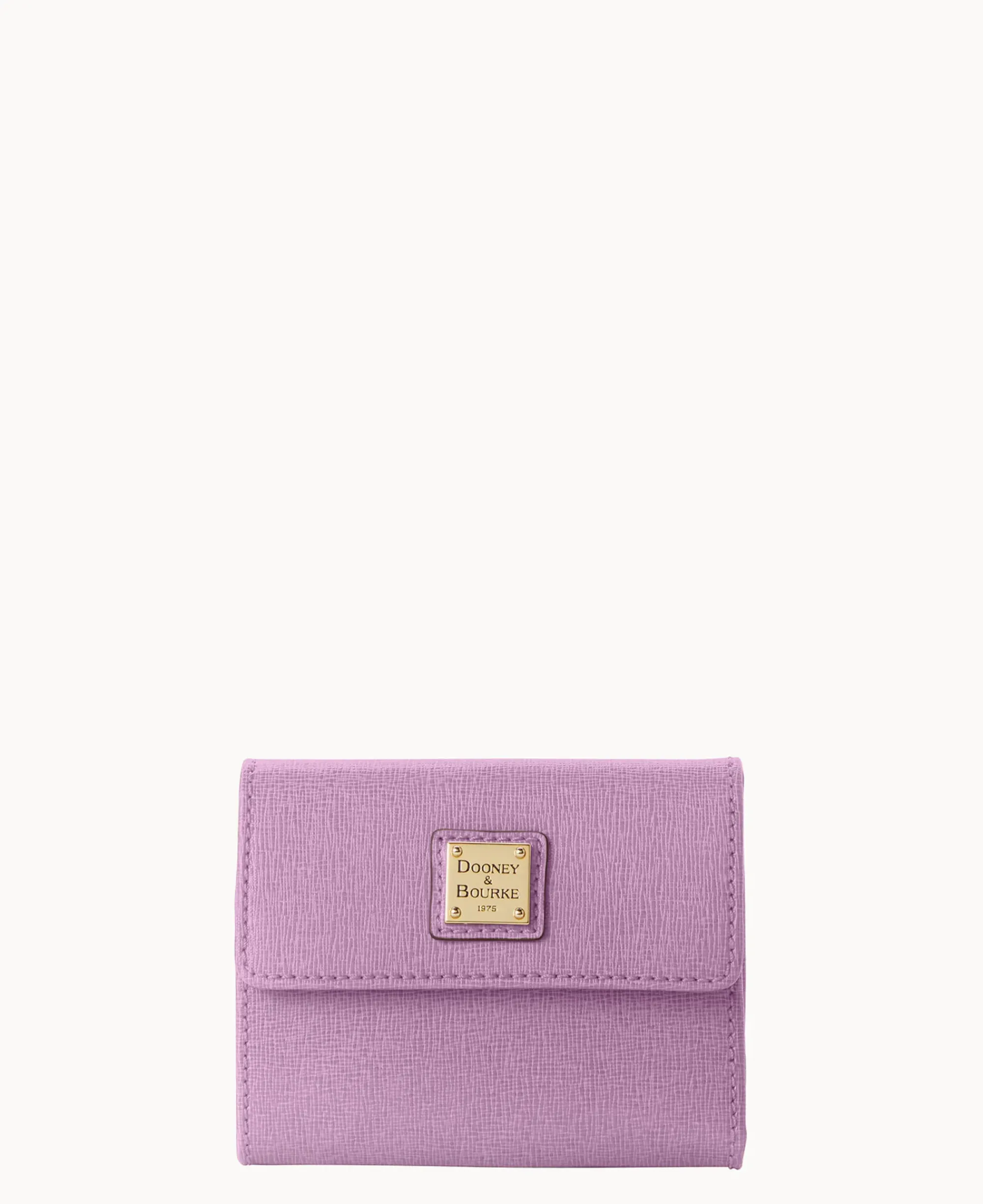 Dooney & Bourke The Saffiano Collection|Grab and Go<Saffiano Small Flap Credit Card Wallet Light Mauve