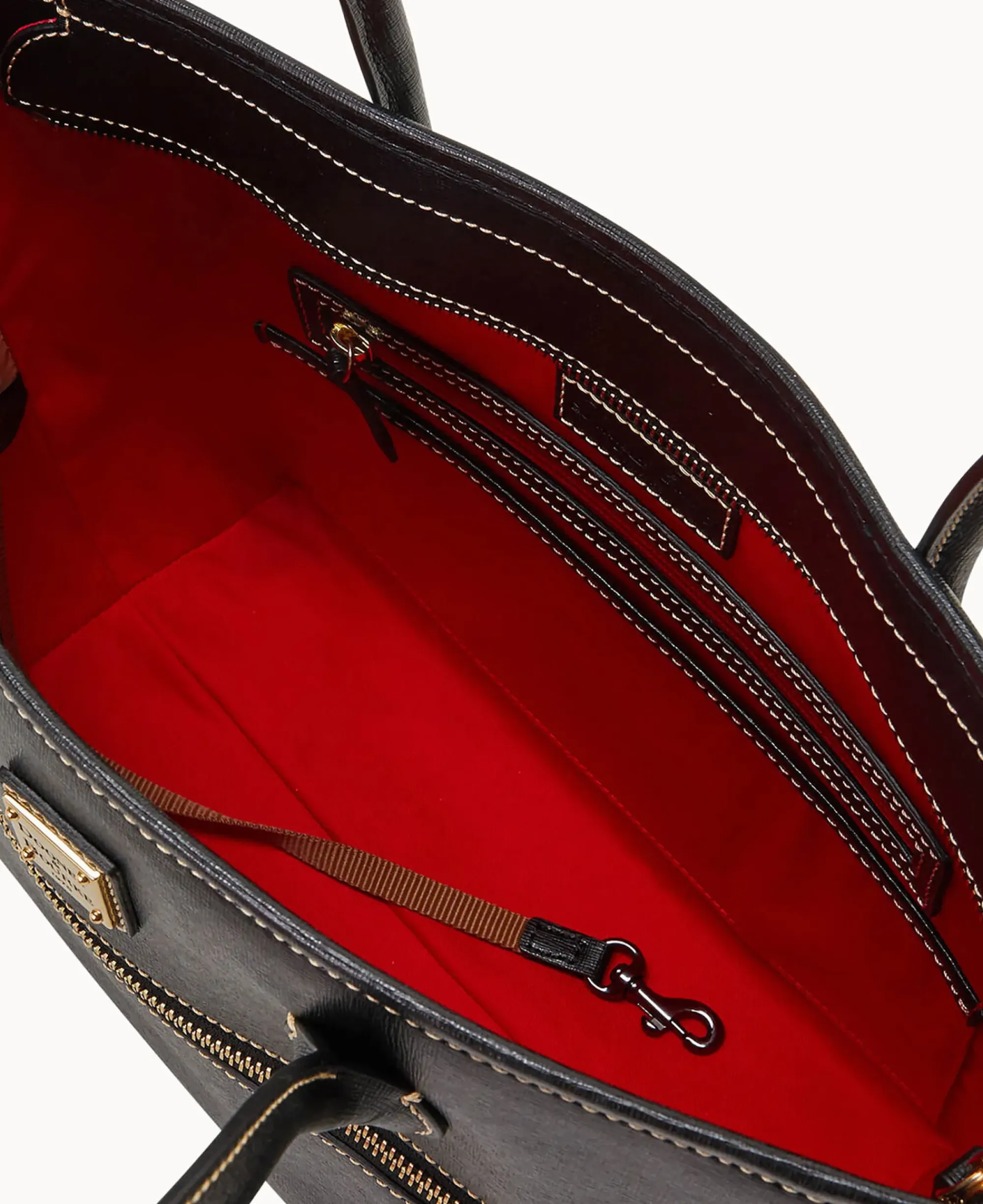 Dooney & Bourke The Saffiano Collection|Textured Leather<Saffiano Tote Black