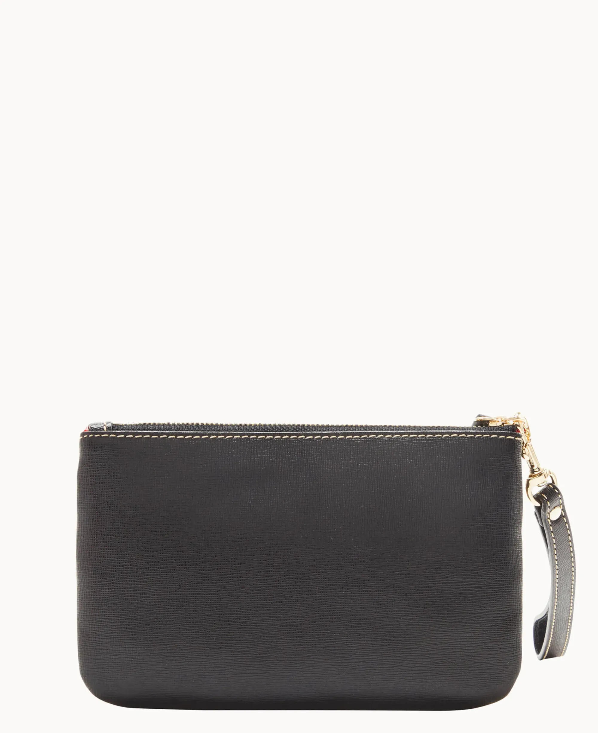Dooney & Bourke The Saffiano Collection|Grab and Go<Saffiano Triple Zip Wristlet Black