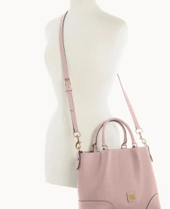 Dooney & Bourke Pebbled Leather|Shoulder Bags<Sorrento Barlow Mushroom