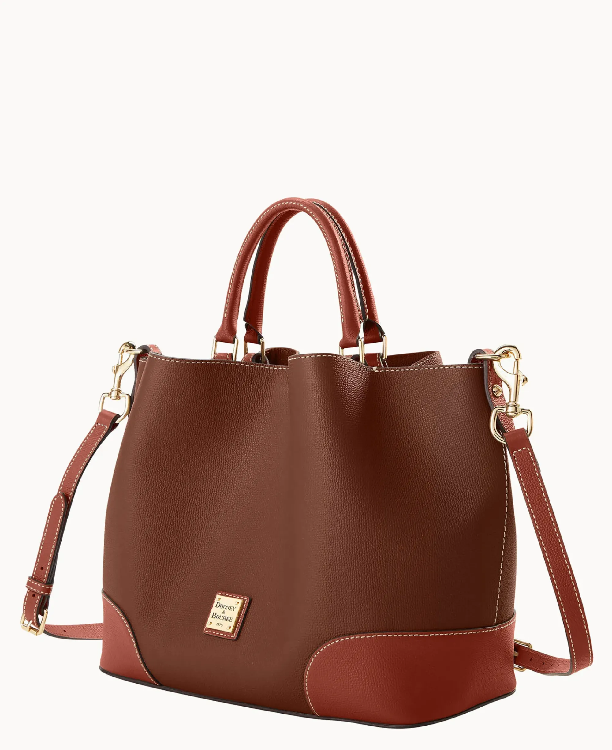 Dooney & Bourke Pebbled Leather|Shoulder Bags<Sorrento Large Barlow Bark