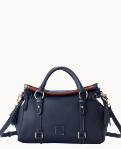 Dooney & Bourke The Pebble Grain Collection|Pebbled Leather<Sorrento Large Satchel Navy