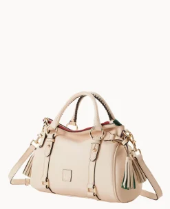 Dooney & Bourke Ready For the Getaway|Pebbled Leather<Sorrento Satchel Cream