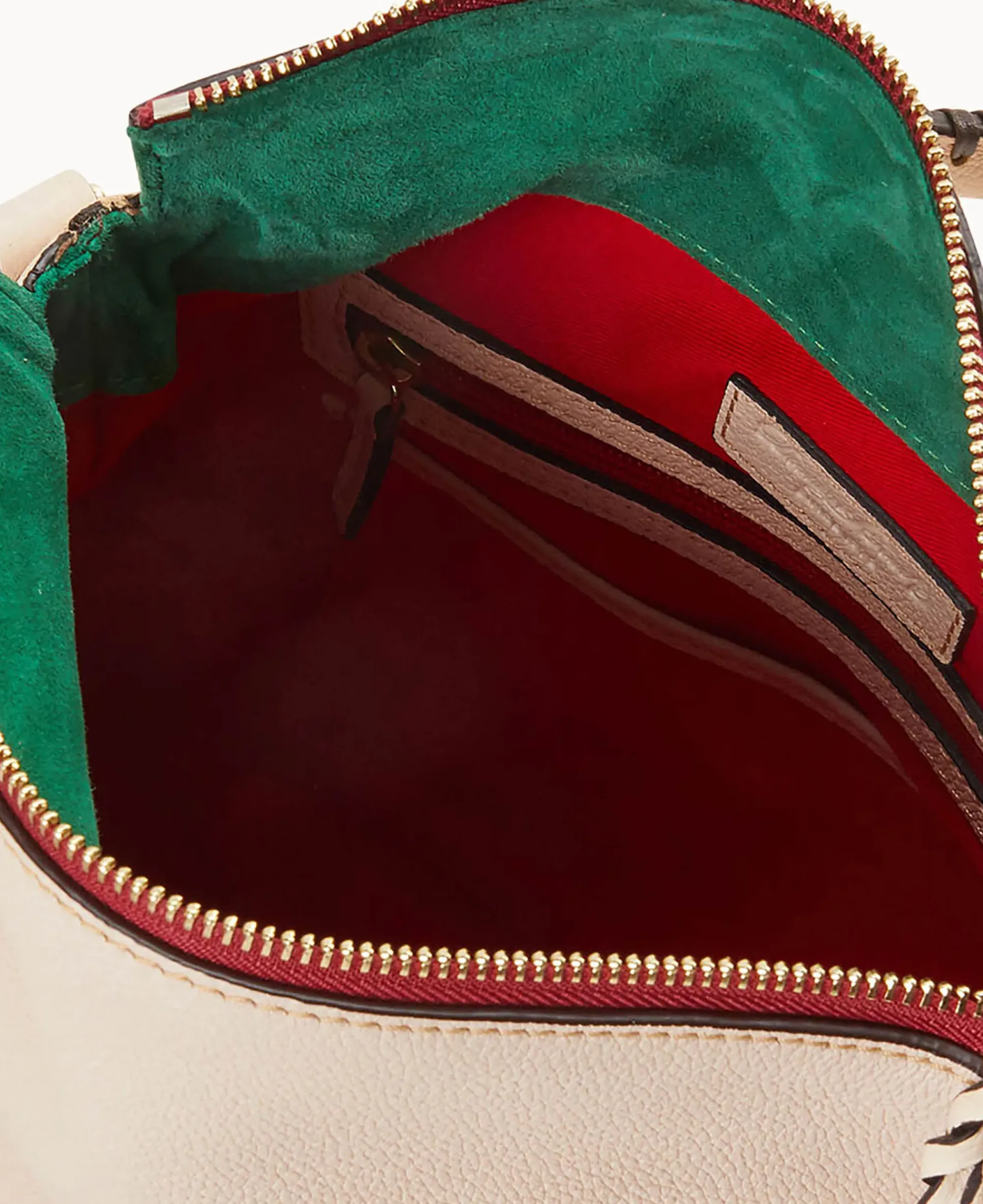 Dooney & Bourke Ready For the Getaway|Pebbled Leather<Sorrento Satchel Cream