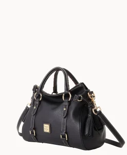 Dooney & Bourke Ready For the Getaway|Pebbled Leather<Sorrento Satchel Black