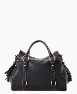 Dooney & Bourke Ready For the Getaway|Pebbled Leather<Sorrento Satchel Black