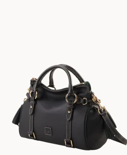 Dooney & Bourke Ready For the Getaway|Pebbled Leather<Sorrento Satchel Black