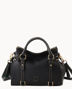Dooney & Bourke Ready For the Getaway|Pebbled Leather<Sorrento Satchel Black