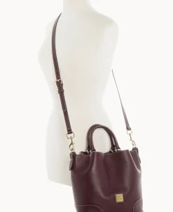 Dooney & Bourke Pebbled Leather|Mini Bags<Sorrento Small Barlow Plum