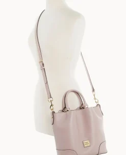 Dooney & Bourke Pebbled Leather|Mini Bags<Sorrento Small Barlow Mushroom