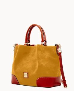 Dooney & Bourke Ready For the Getaway|Textured Leather<Suede Brenna Chamois