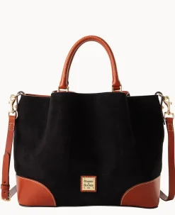 Dooney & Bourke Ready For the Getaway|Textured Leather<Suede Brenna Black