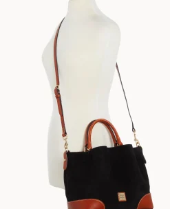 Dooney & Bourke Ready For the Getaway|Textured Leather<Suede Brenna Black