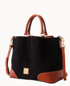 Dooney & Bourke Ready For the Getaway|Textured Leather<Suede Brenna Black