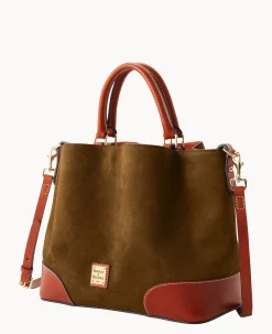 Dooney & Bourke Ready For the Getaway|Textured Leather<Suede Brenna Olive