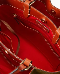 Dooney & Bourke Ready For the Getaway|Textured Leather<Suede Brenna Olive