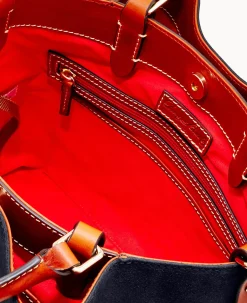 Dooney & Bourke Ready For the Getaway|Textured Leather<Suede Brenna Navy