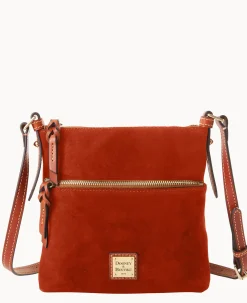 Dooney & Bourke Textured Leather|Mini Bags<Suede Letter Carrier Amber