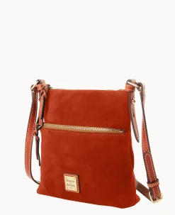 Dooney & Bourke Textured Leather|Mini Bags<Suede Letter Carrier Amber