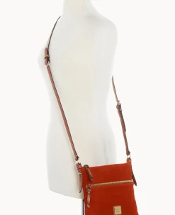 Dooney & Bourke Textured Leather|Mini Bags<Suede Letter Carrier Amber